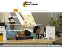 Tablet Screenshot of praxis-oranienburg.de